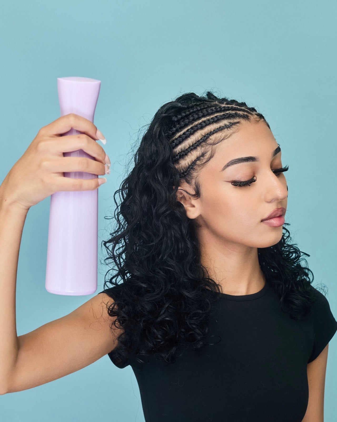 Purple Spray Bottle