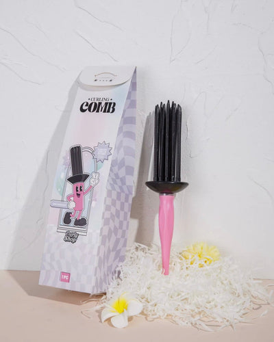 Pink Curling Comb